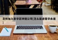 怎样加入普华区块链公司[怎么能进普华永道]